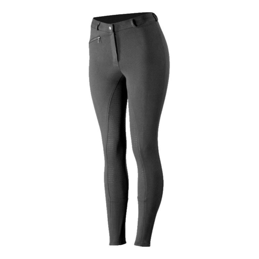 Horze Active Breeches Women’s Full Seat Equestrian Riding Pants Gray US size 30